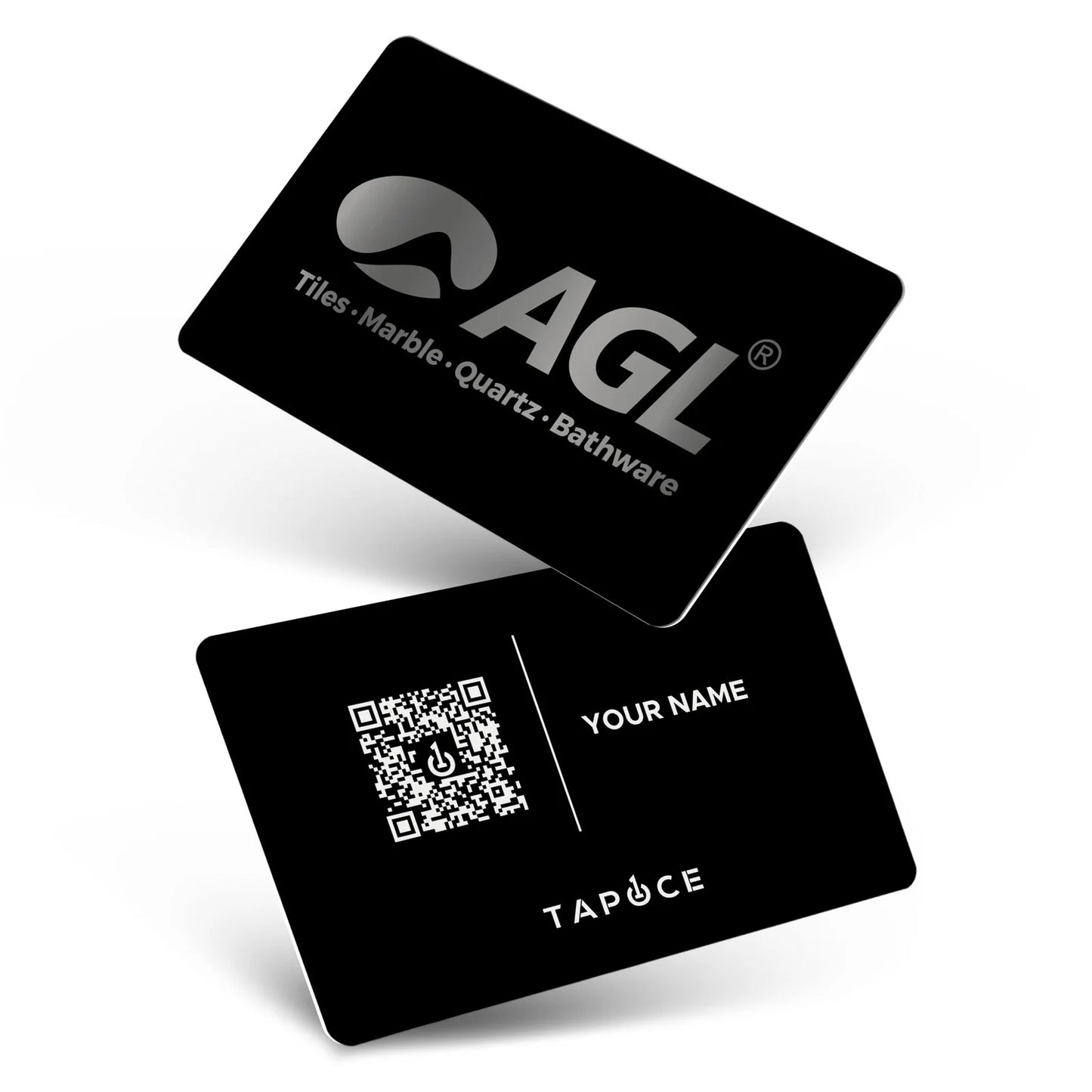 Metal NFC Business Card -Black - Digital Business Cards By TapOnce