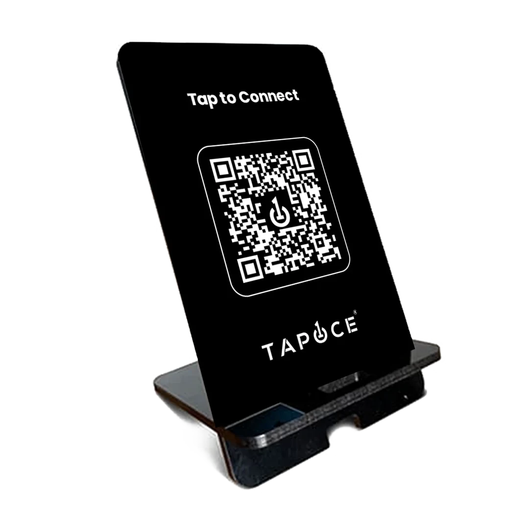 Transform Your Business with Our NFC Stand for Business – Sleek Black Design