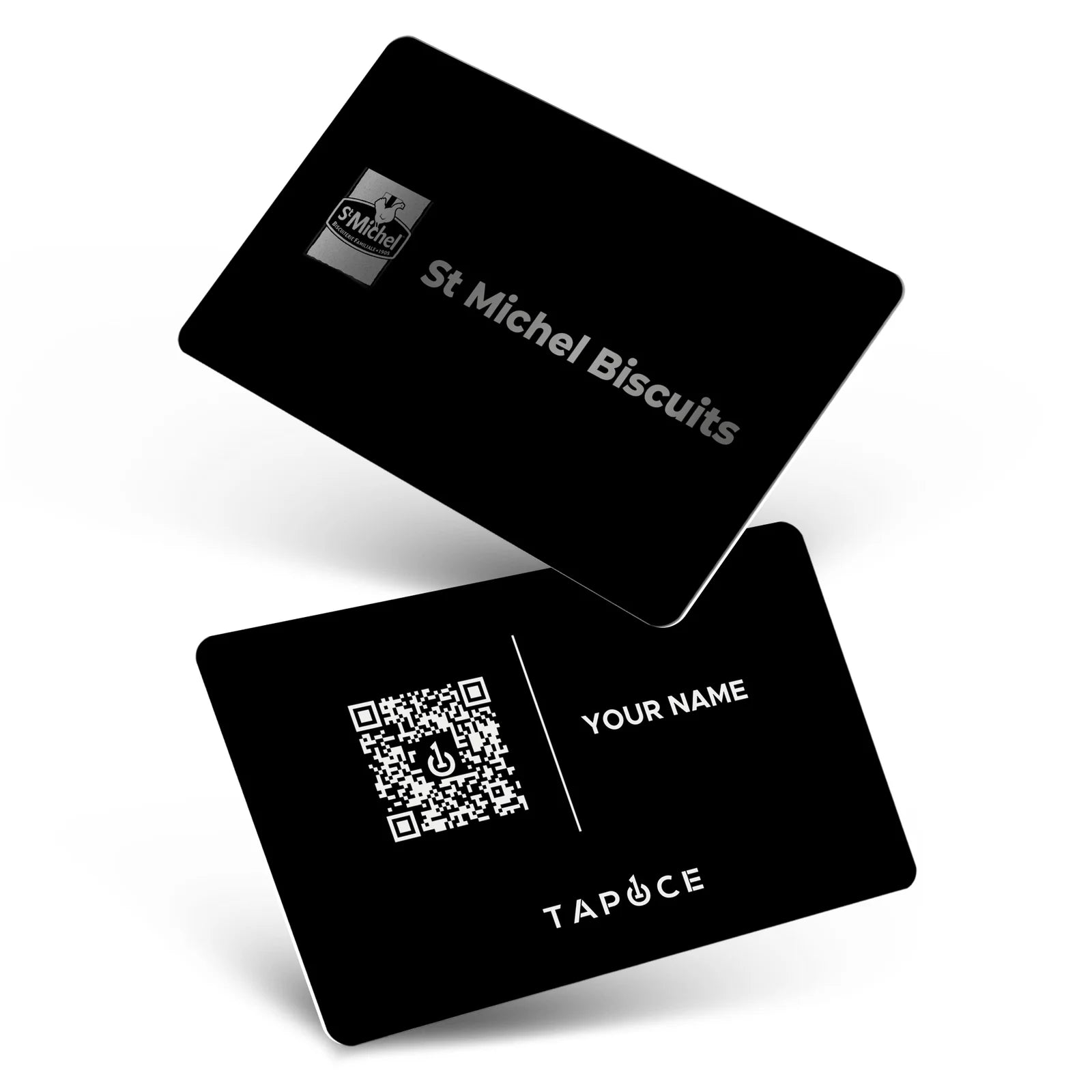 Metal NFC Business Card -Black - Digital Business Cards By TapOnce