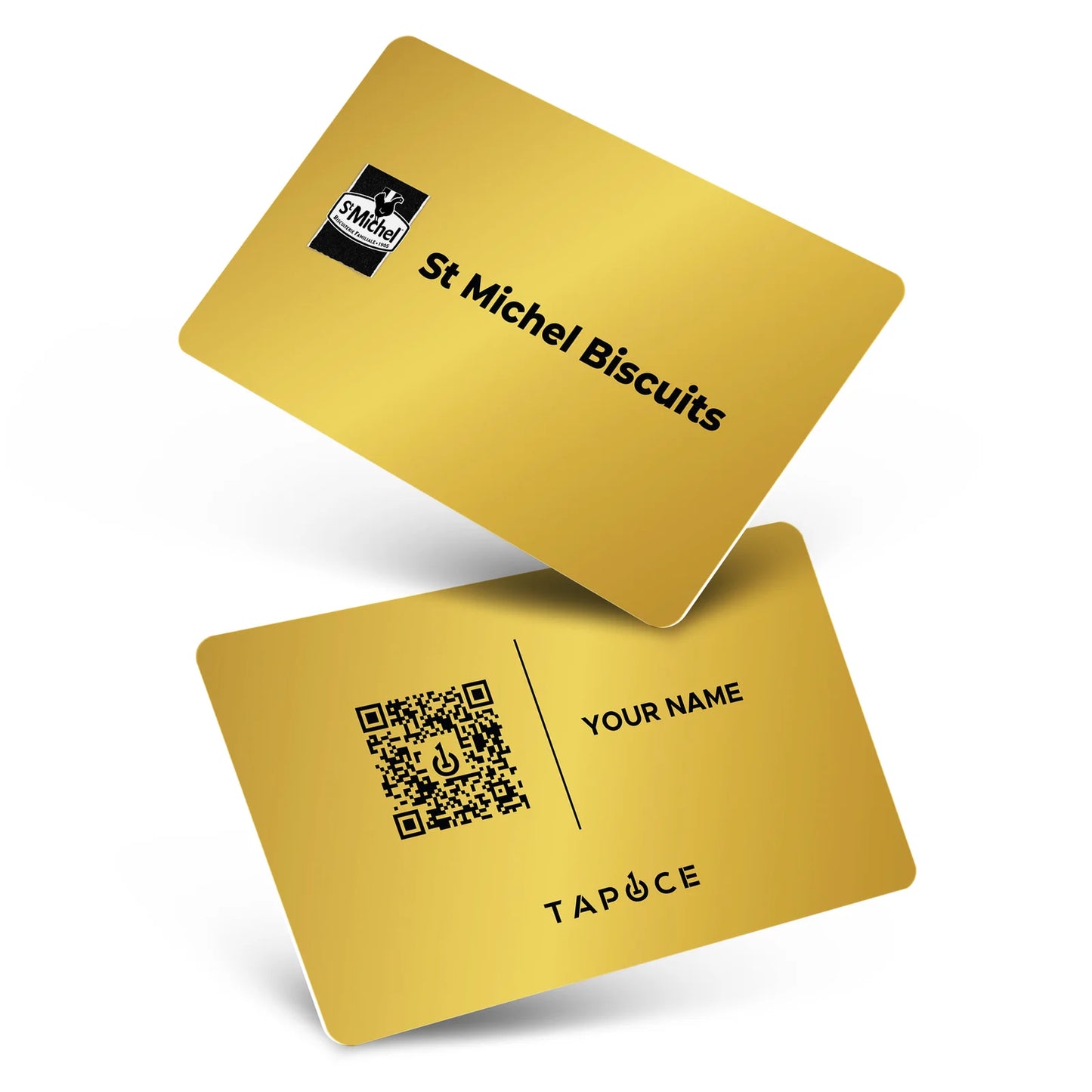 Metal NFC Business Card – Gold - Digital Business Cards By TapOnce