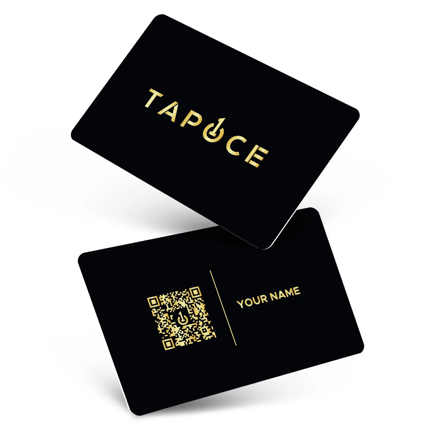 NFC Smart Business Cards- (Black & Gold) - Digital Business Cards By TapOnce