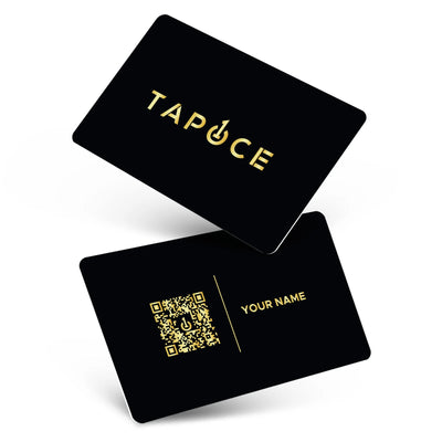 NFC Smart Business Cards- (Black & Gold)