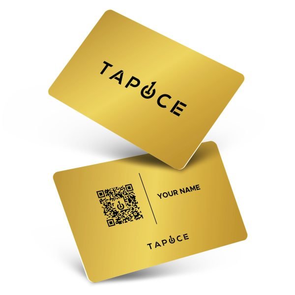 Gold Metal NFC Business Card