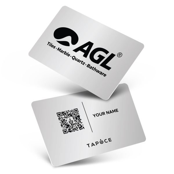 Metal NFC Business Card - Silver