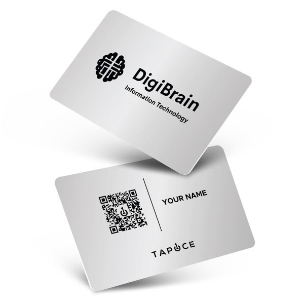 Metal NFC Business Card - Silver