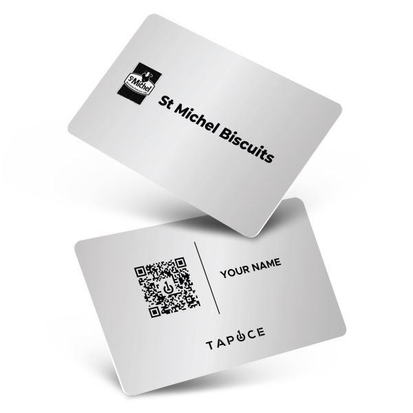 Metal NFC Business Card - Silver